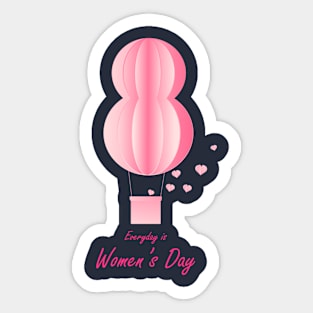 Everyday Is Women's Day Sticker